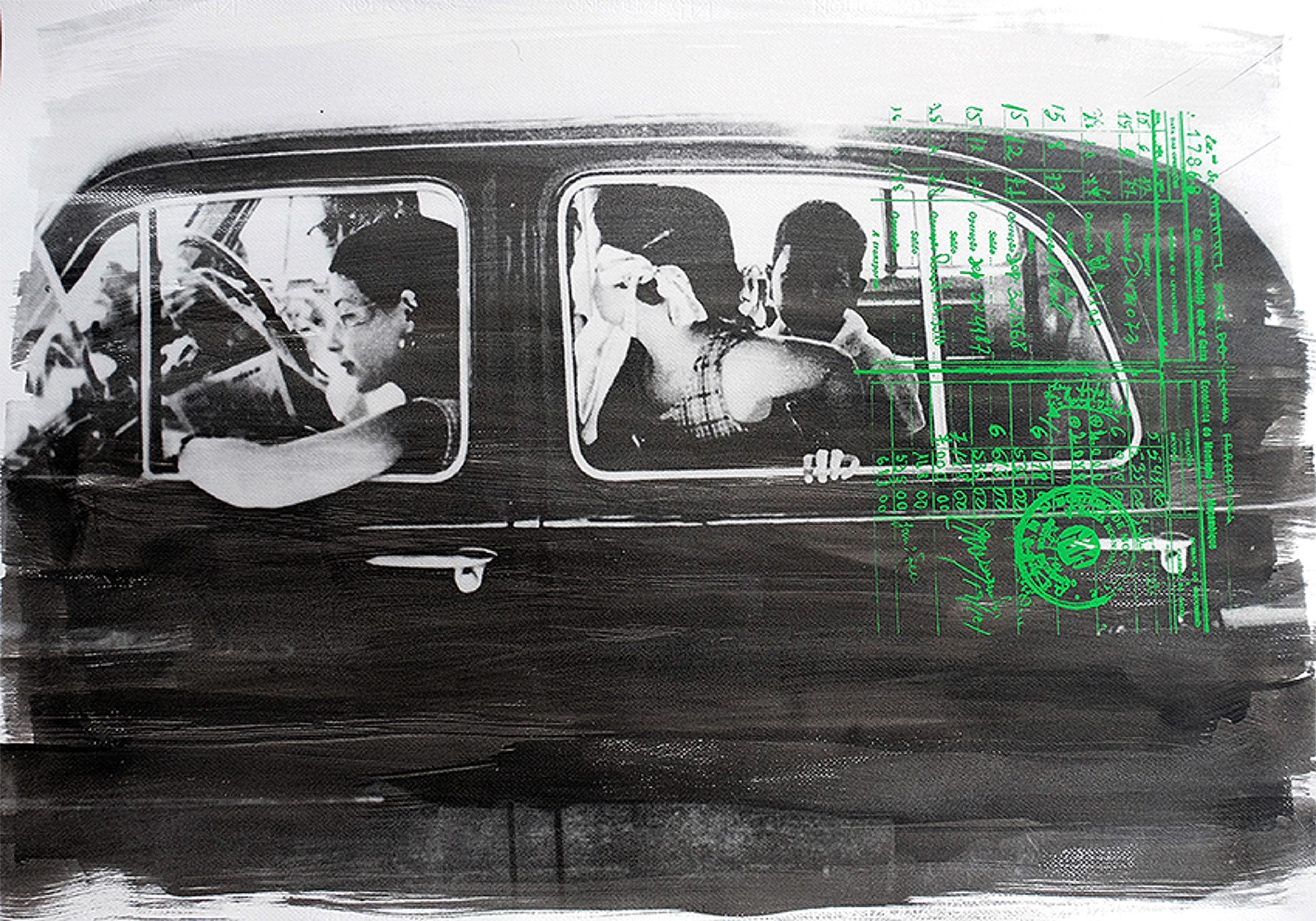 Délio Jasse, The lost chapter “Nampula” 1963-2016, emulsione fotografica e serigrafia su carta Fabriano, cm 70 x 100, courtesy dell'artista e Tiwani Contemporary.
