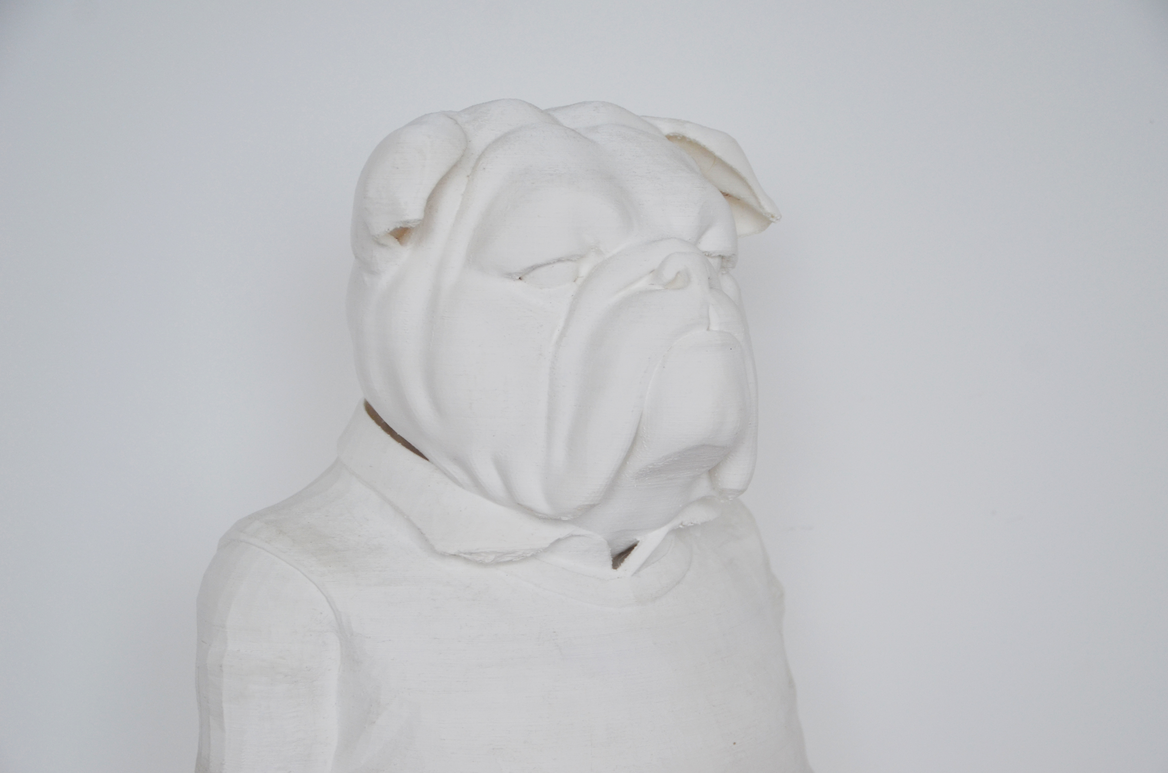 Lan Gao, L‘abito non fa il monaco, 2017, stampa 3D (abs), cm 70 x 29 x 24, dettaglio