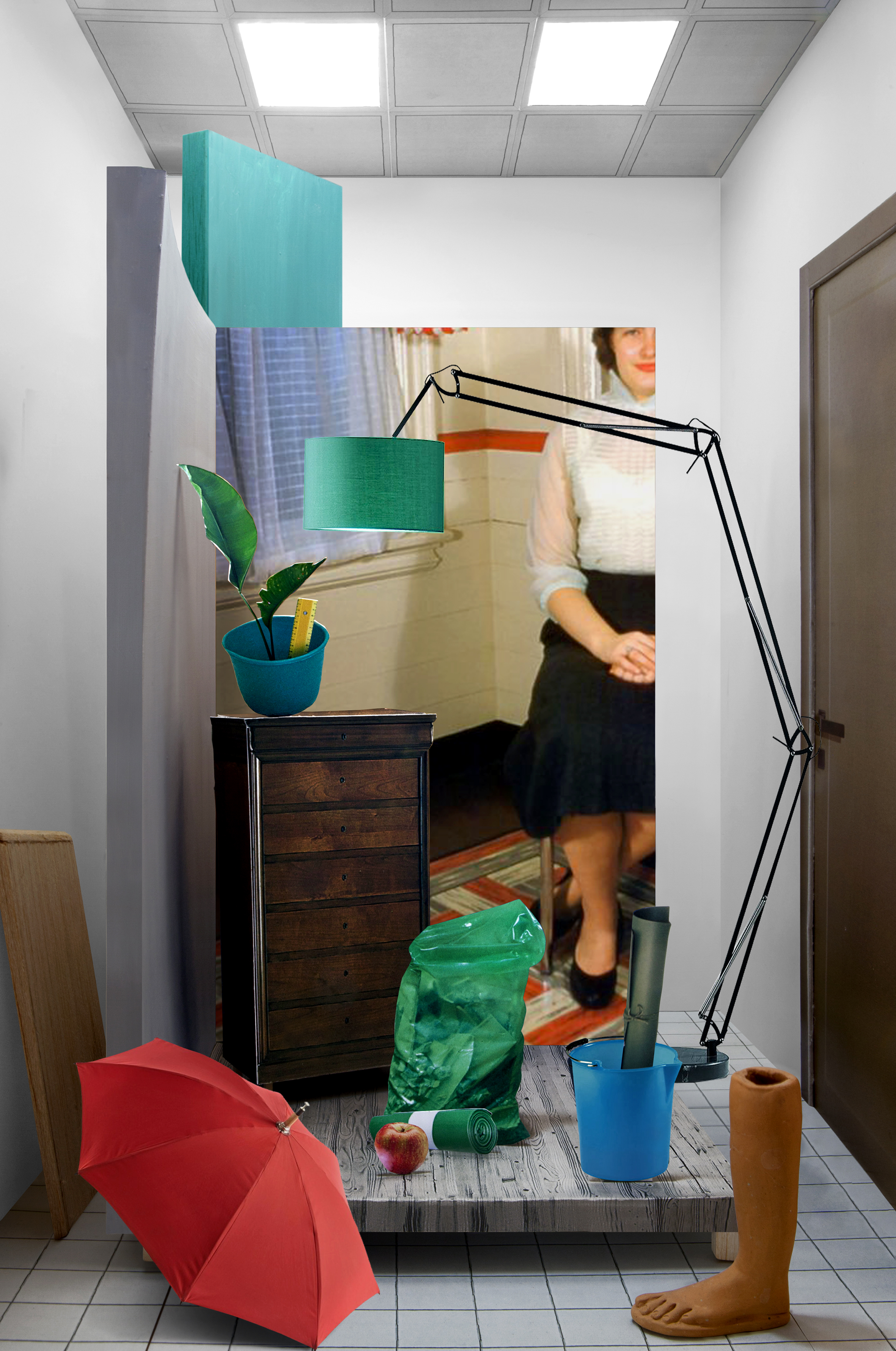 Teresa Giannico, Interno n°7 dalla serie 'Ricerca8', 2018, stampa su carta cotone, cm 90 x 60, courtesy Viasaterna.